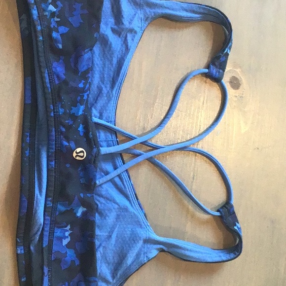 LULULEMON FREE TO BE BLUE SPORTS BRA - Picture 4 of 11